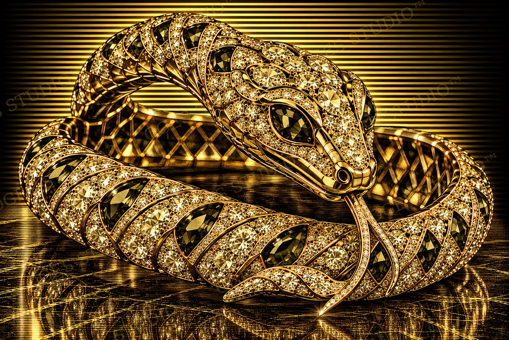 Golden Jeweled Serpent