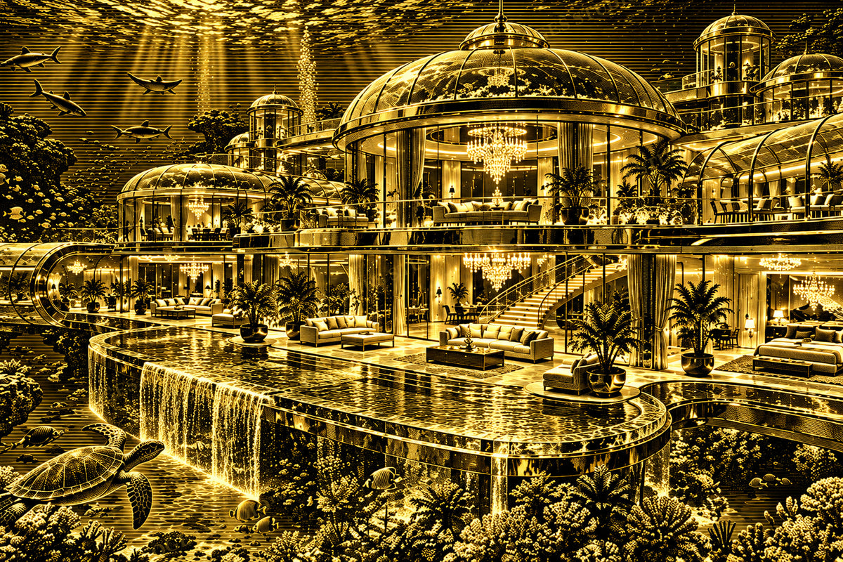 The Golden Space Metropolis — OGES Studio™ Original