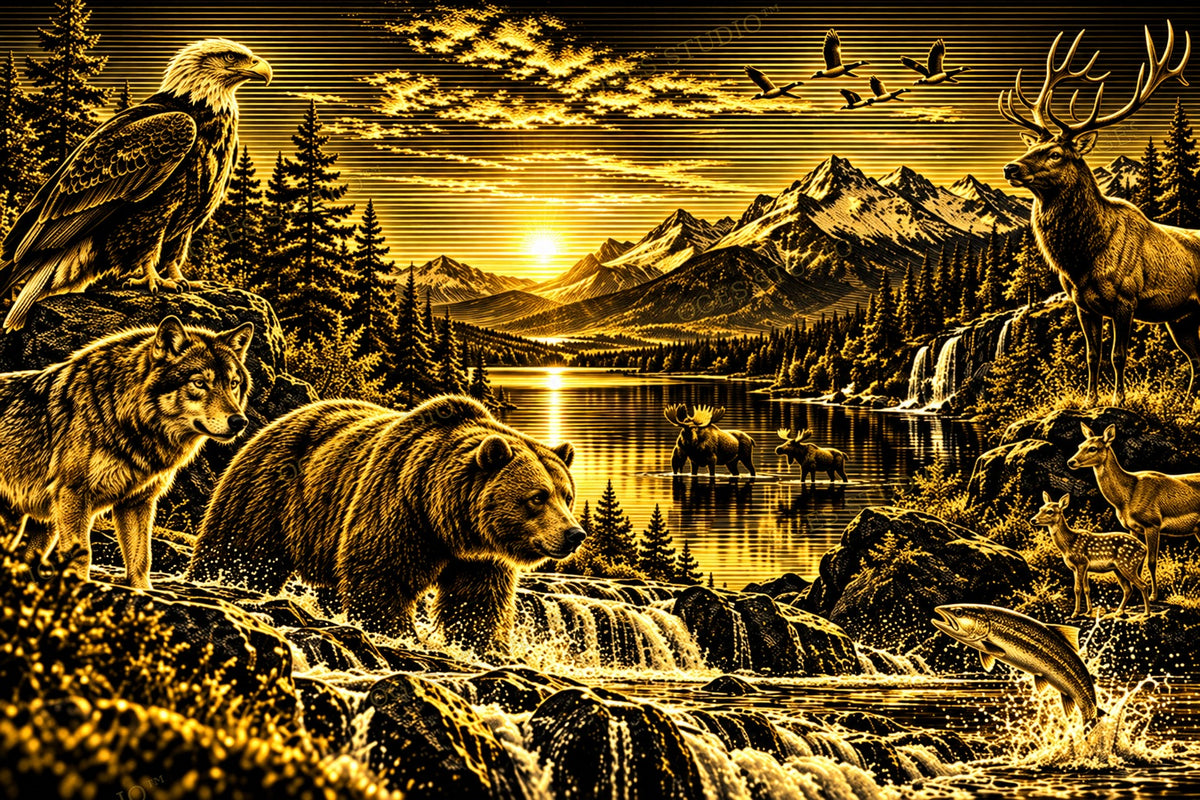 The Golden Wilderness — OGES Studio™ Original