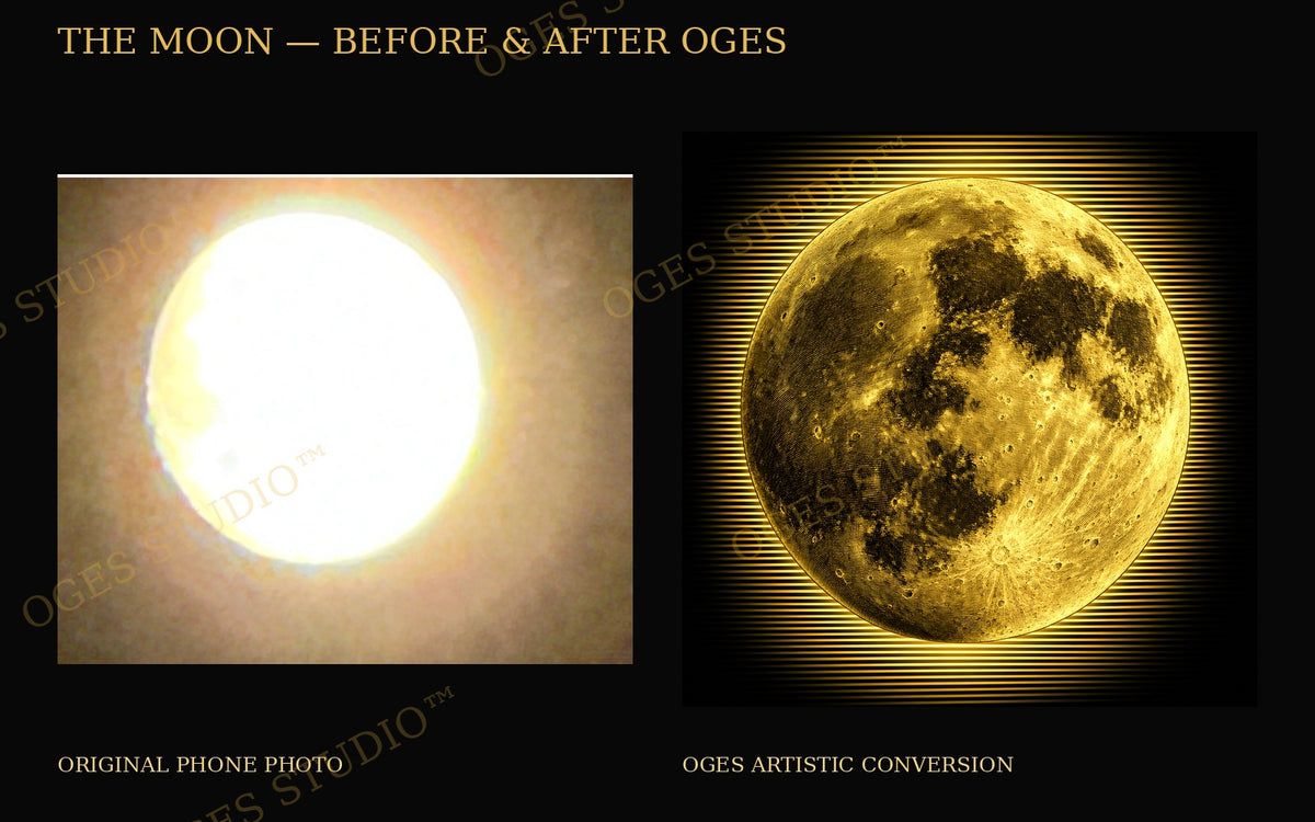 The Golden Moon — An OGES Studio™ Original