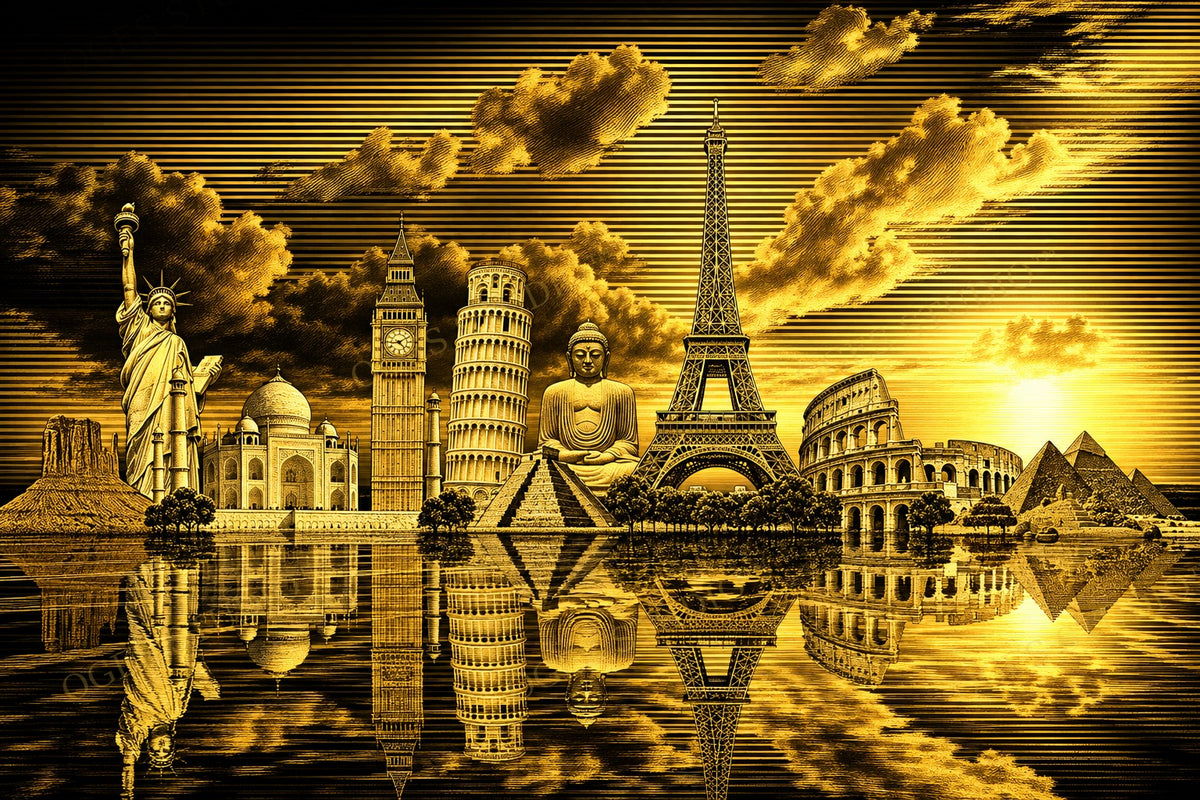 Golden Landmarks of the World