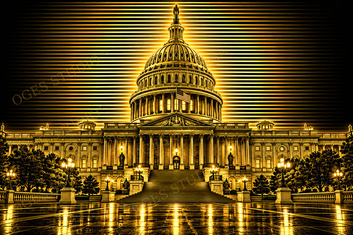 golden-us-capitol