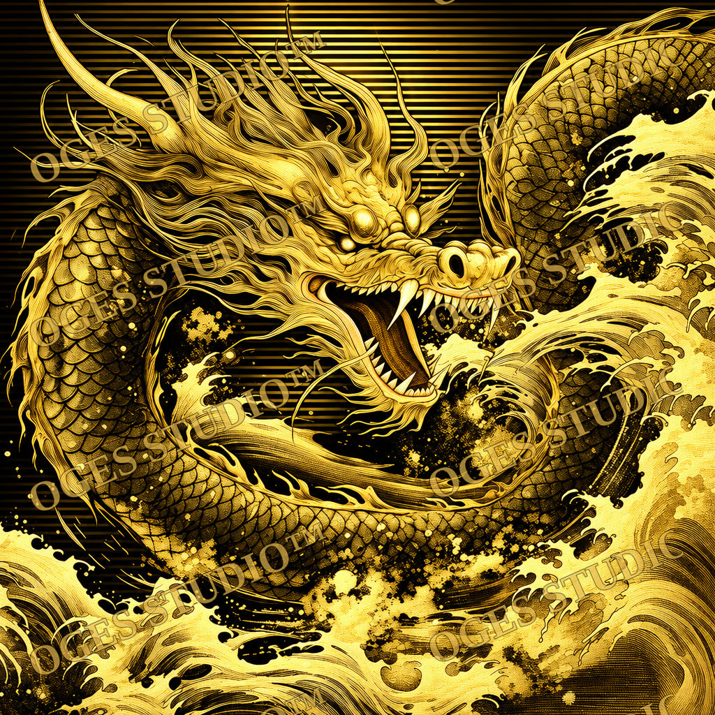 Golden Dragon: Guardian of the Waves | OGES Studio™
