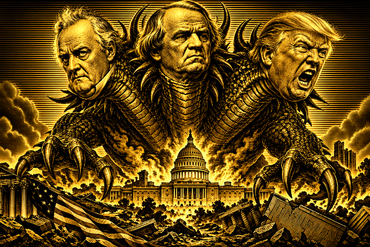 Three-Headed Presidential Monster | OGES Studio™